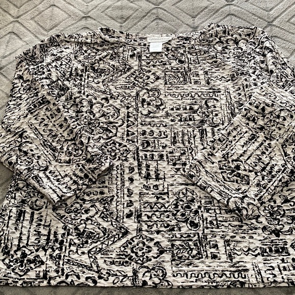 Coldwater Creel black and white top size M - Picture 1 of 6